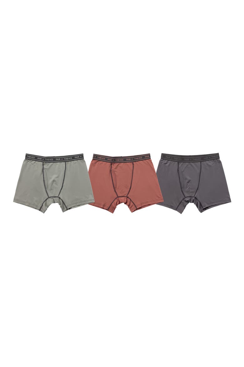 4-Way Performance Boxer Briefs, Alternate, color, SLATE