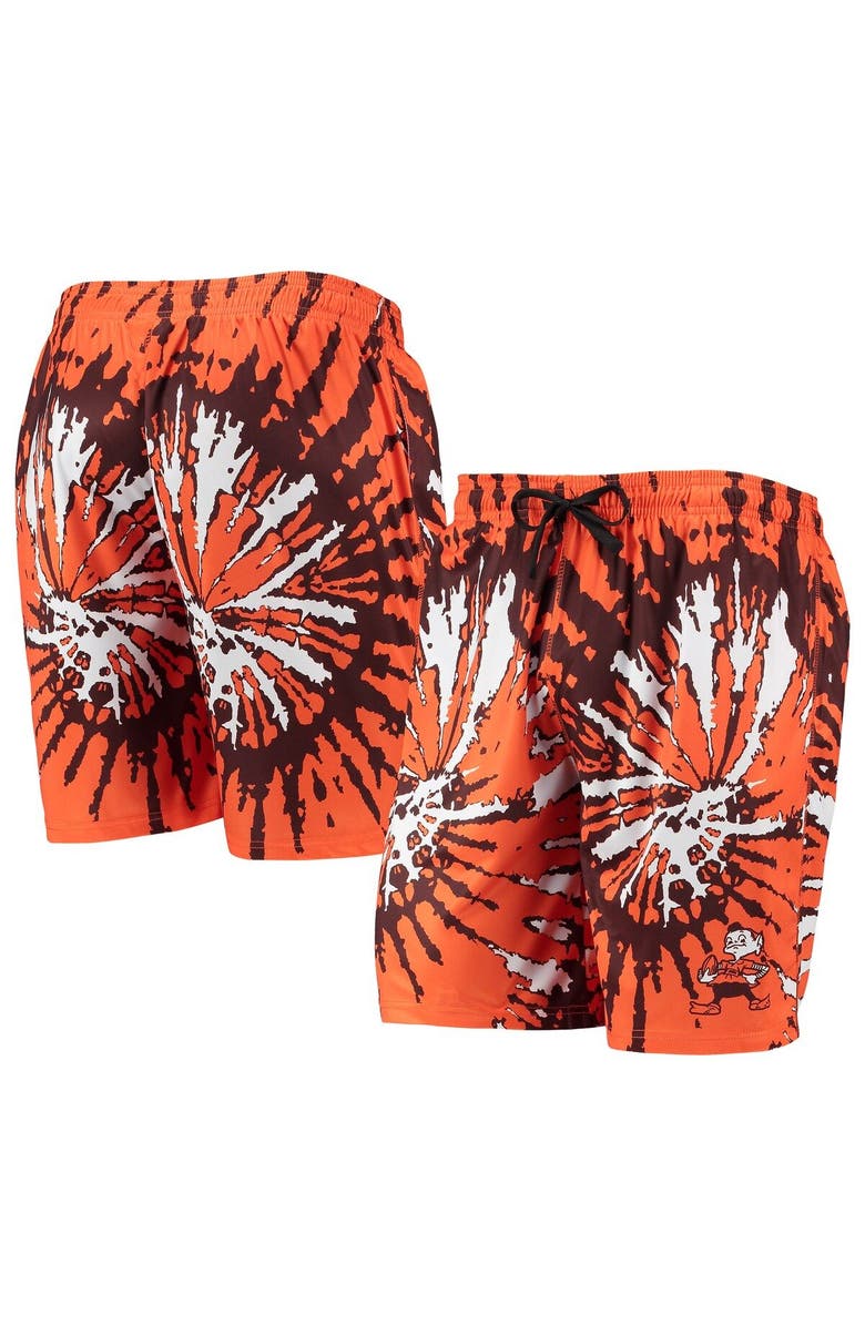 FOCO Men's FOCO Orange Cleveland Browns Retro Static Mesh Lounge Shorts, Main, color, 