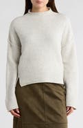 MAX STUDIO Exposed Seam Turtleneck Sweater