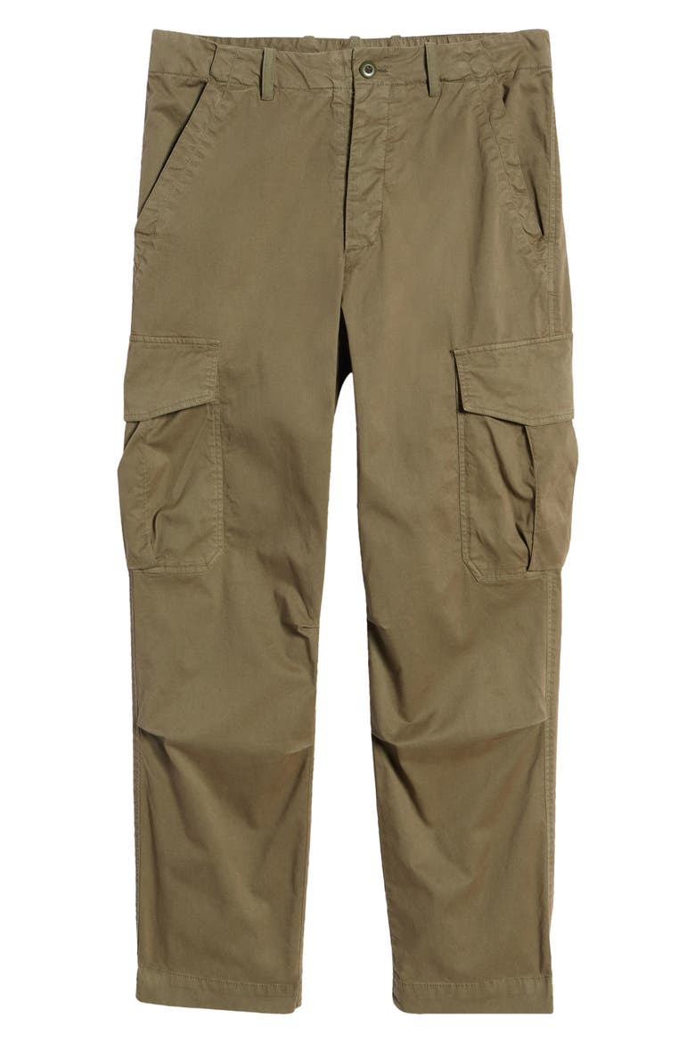 Kenny Italian Garment Dye Cargo Chino Pants, Alternate, color, OLIVEBONSAI