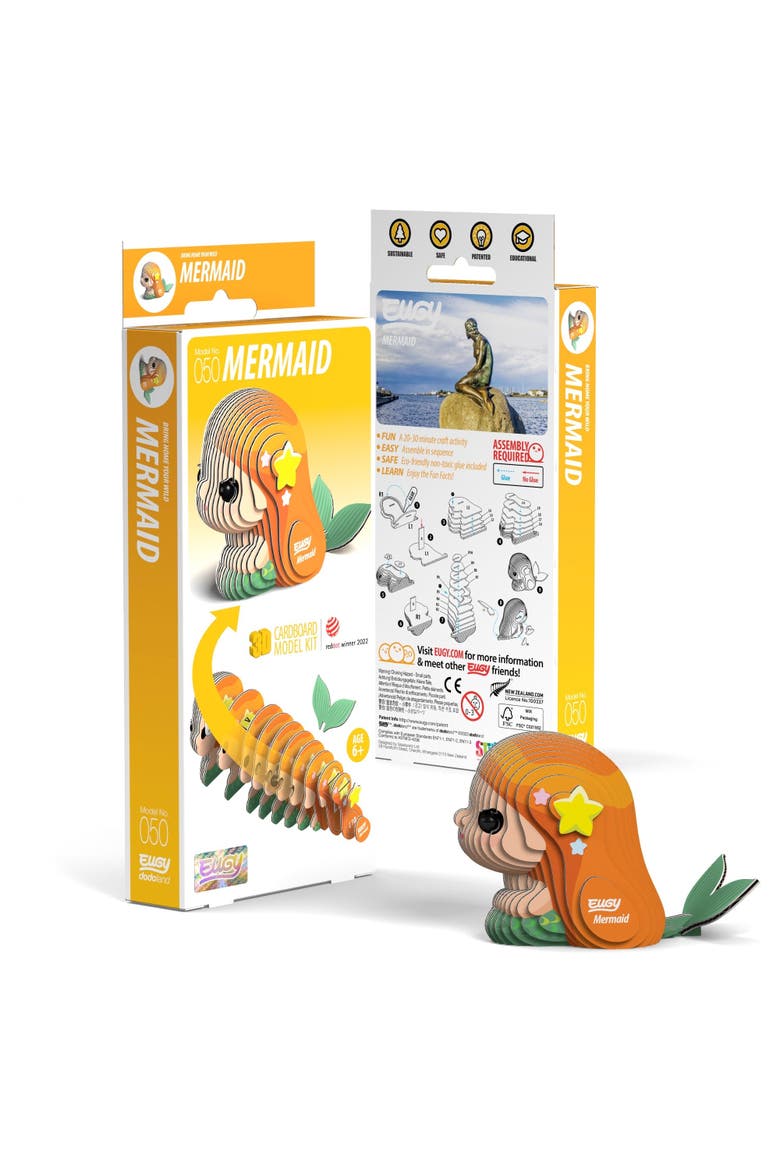 Mermaid 3D Puzzle, Main, color, No Color