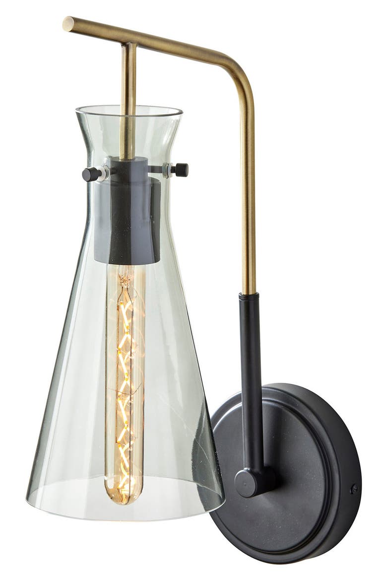 Walker Wall Lamp, Main, color, BLACK