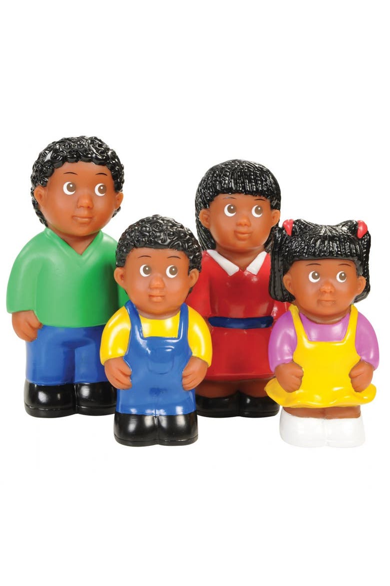 African American Family - Set of 4, Main, color, Multicolored