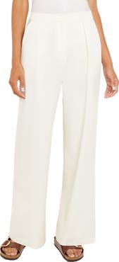 Misook Wide Leg Twill Pants