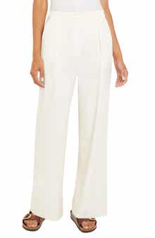 Misook Wide Leg Twill Pants