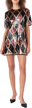 Endless Rose Sequins Shift Minidress