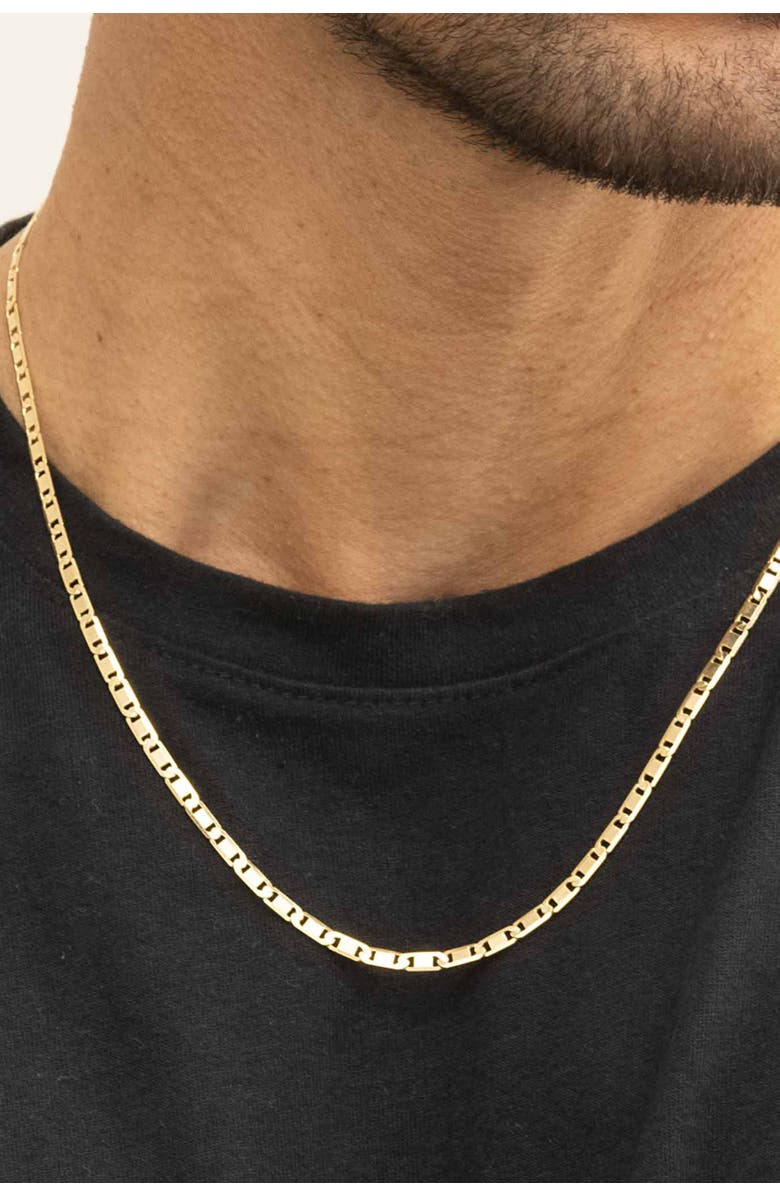 Oradina Men's Very Valentino Chain in 14K Gold, Alternate, color, Yellow Gold