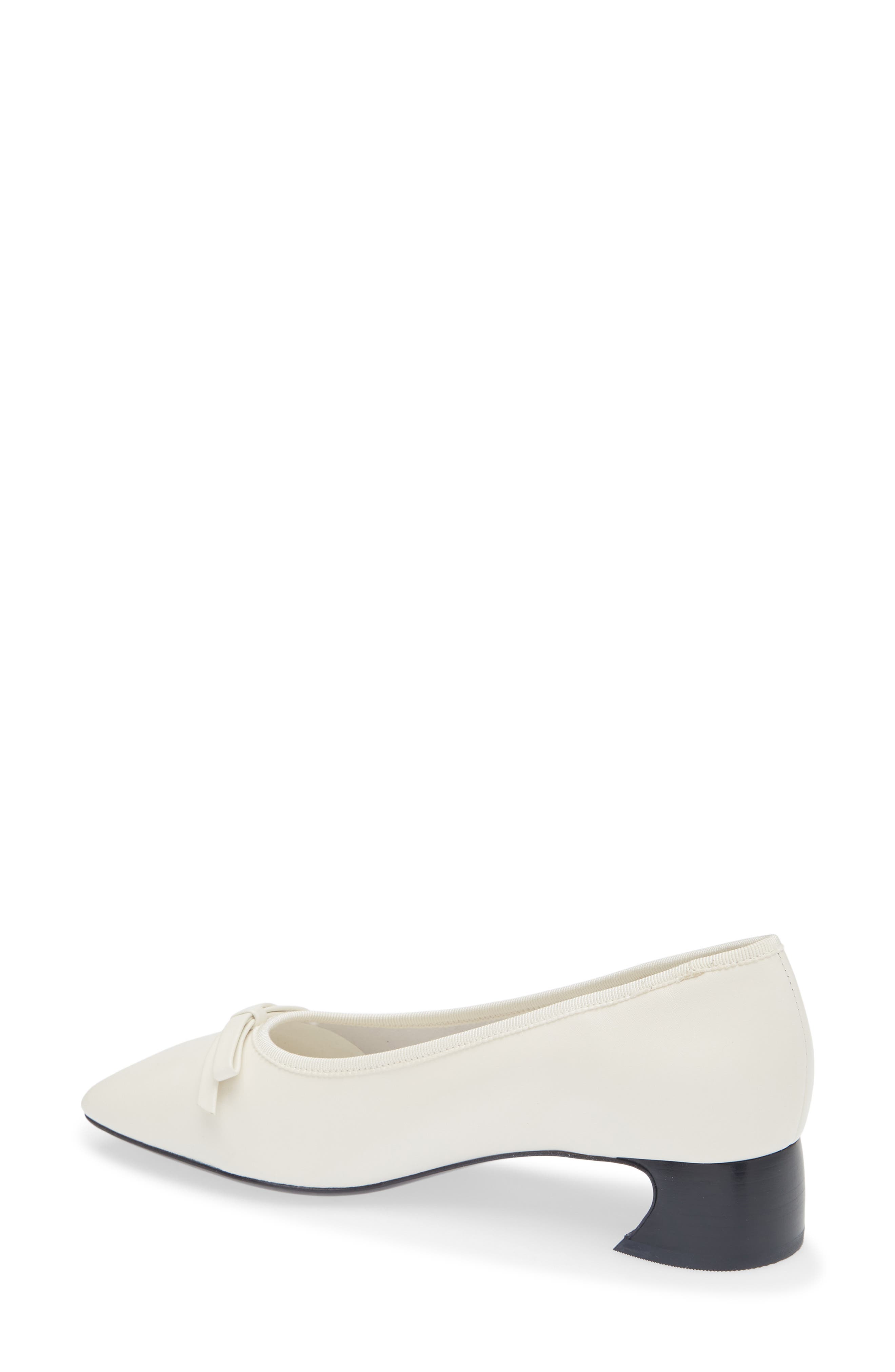 3.1 Phillip Lim Block Heel Ballerina Pump, Alternate, color, Antique White