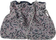 Jessica McClintock Maxine Rhinestone Mesh Bucket Clutch
