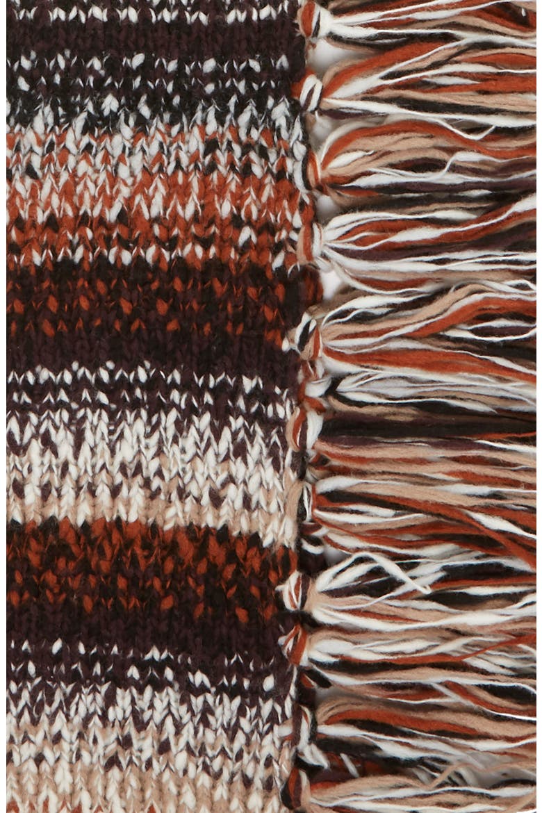 Chunky Degrade Infinity Scarf, Alternate, color, PICANTE