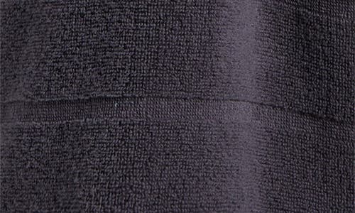 Nordstrom Terry Rib Short Robe In Grey Stonehenge