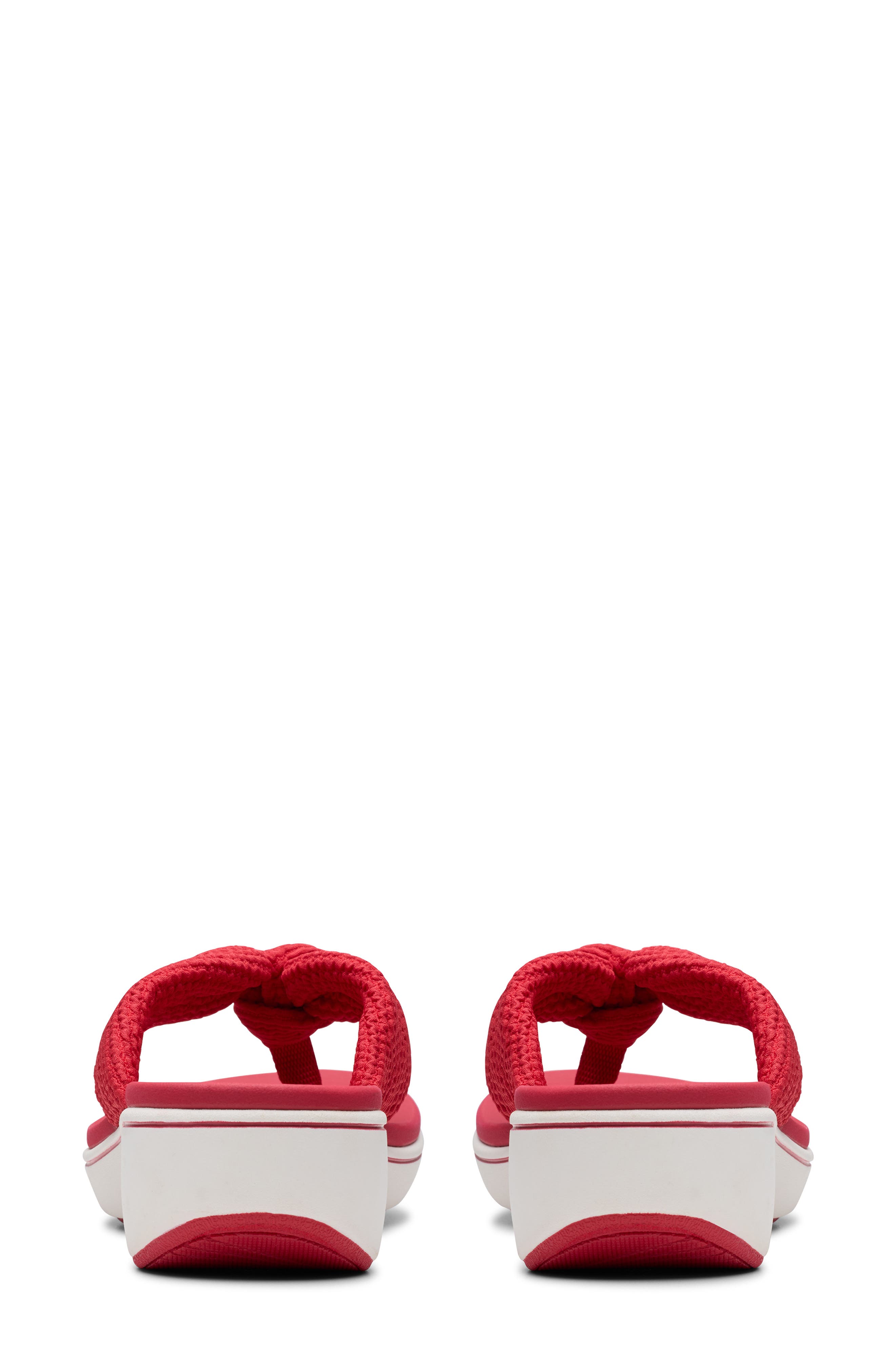 Clarks<sup>®</sup> Breezerae Erin Wedge Sandal, Alternate, color, Cherry