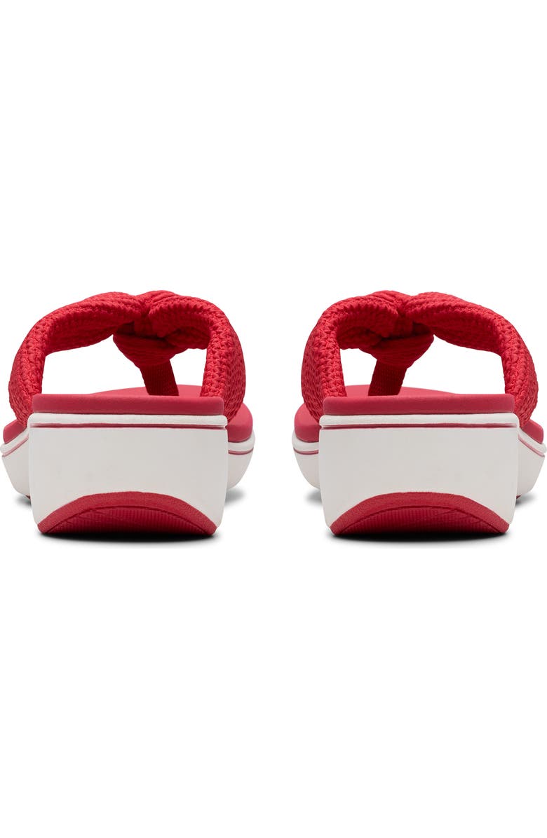 Clarks<sup>®</sup> Breezerae Erin Wedge Sandal, Alternate, color, Cherry