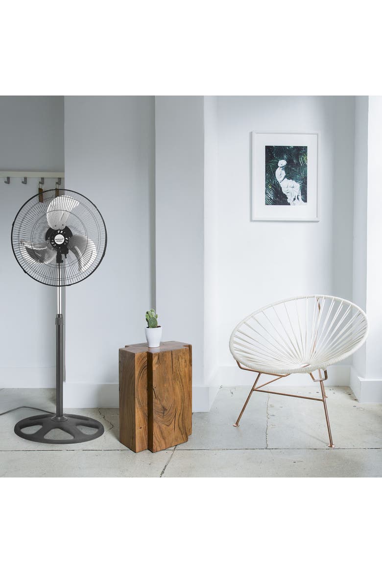 18 Inch 3 Speed Industrial Stand Fan, Alternate, color, Black
