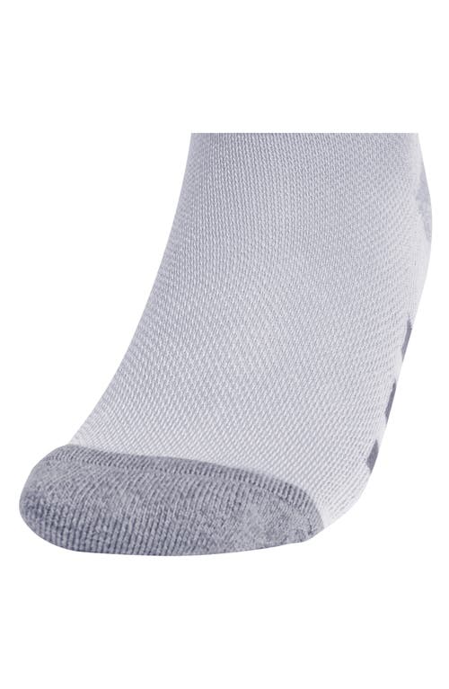 Adidas Originals Adidas Kids' 6-pack Aeroready Athletic Cushioned Low Cut Socks In Light Heather/navy/blue