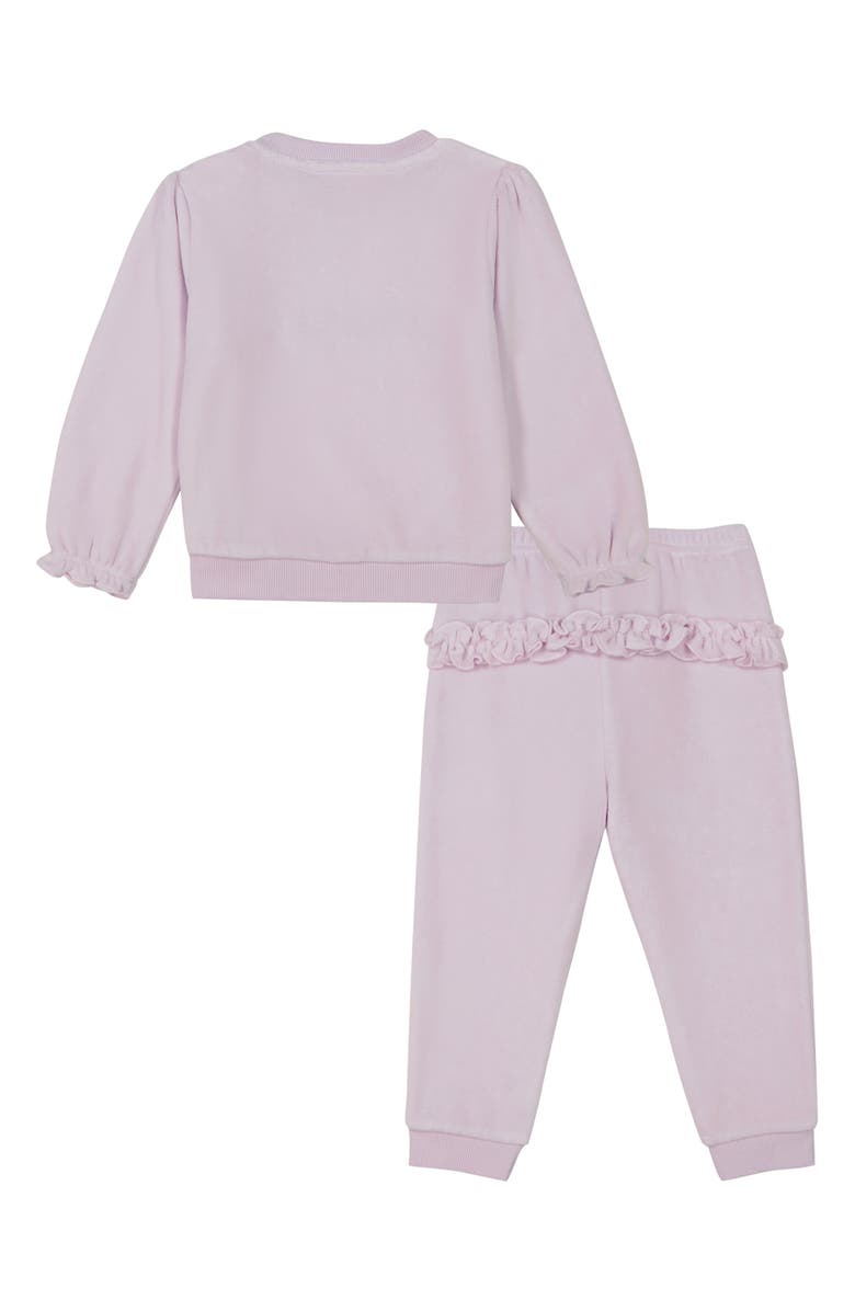 Juicy Couture Velour Pullover Sweater & Joggers Set, Alternate, color,