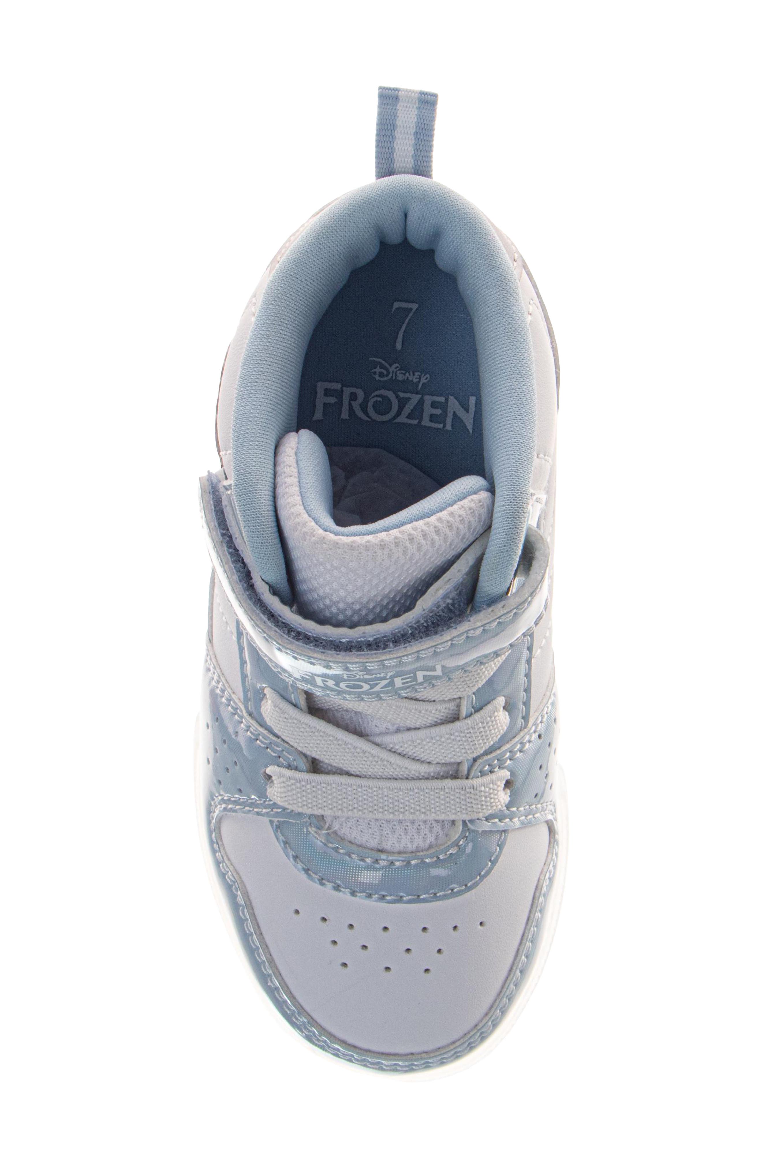 Kids' Disney® Frozen Light Up Sneaker, Alternate, color, BLUE WHITE