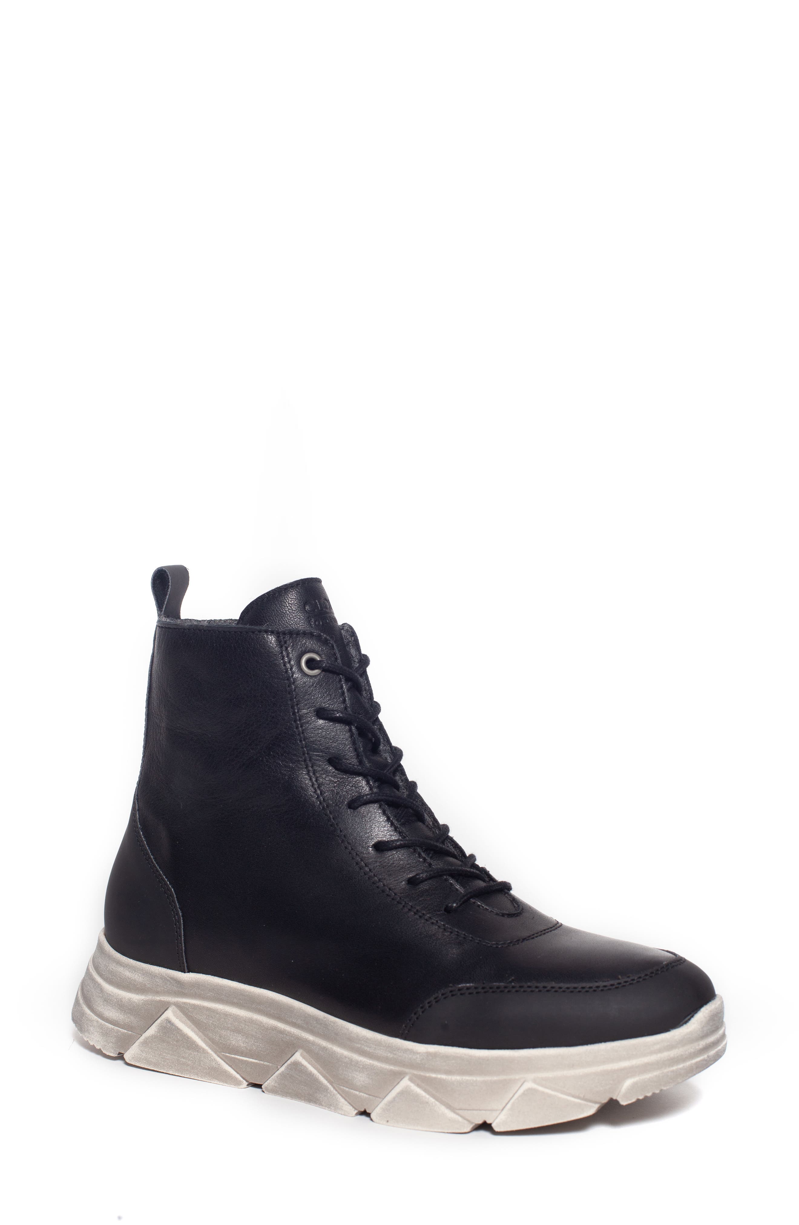 CLOUD Talulah Wool Lined Lace-Up Boot, Main, color, 