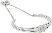 ZARUX Twist Square White Bracelet