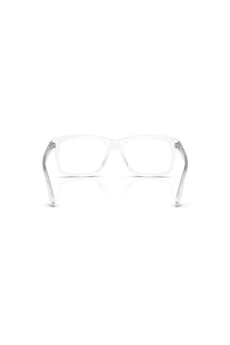 55mm Square optical glasses, Alternate, color, Transparent