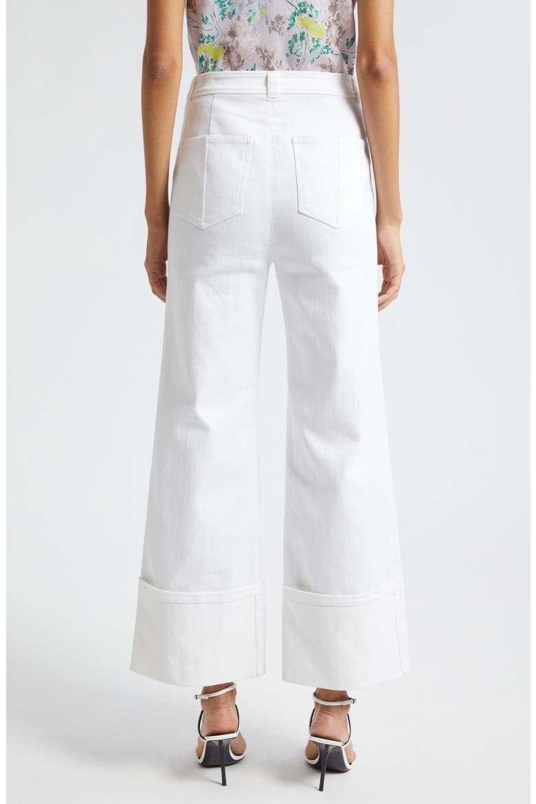 Benji Wide Leg Jeans, Alternate, color, WHITE