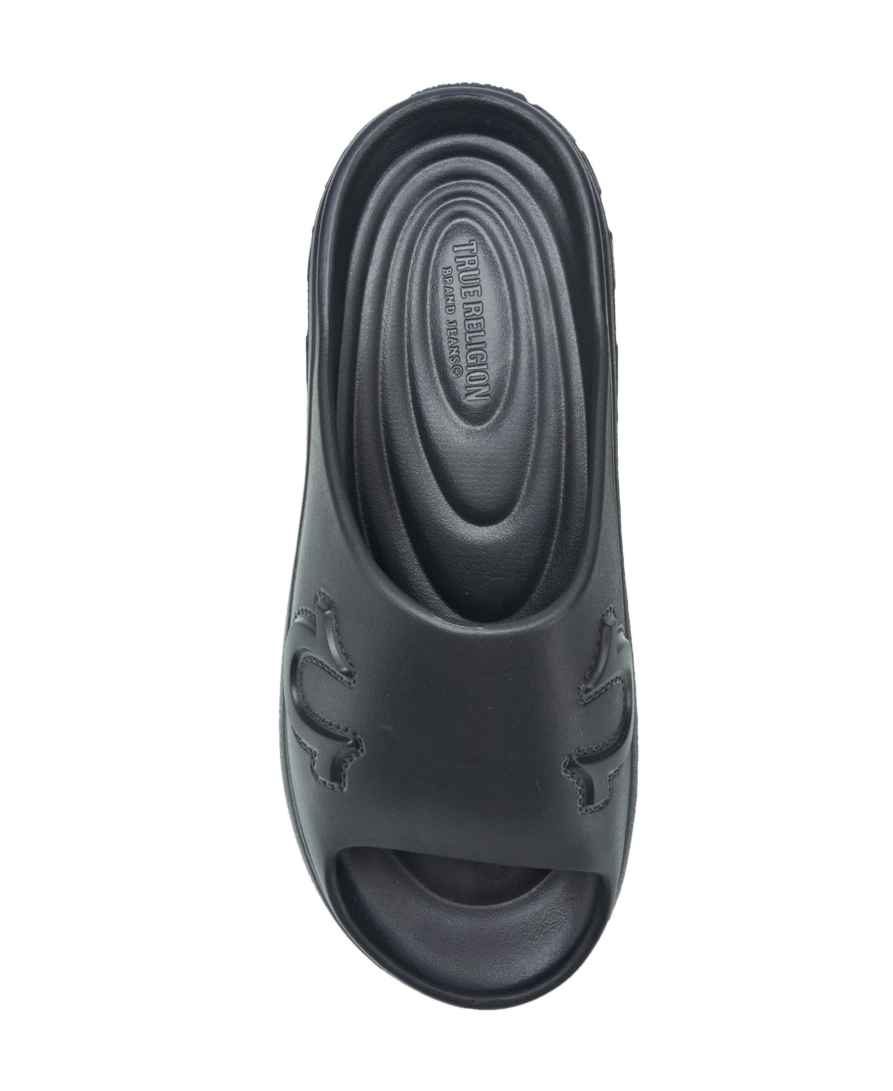 True Religion Tupac Band Slide, Alternate, color, Black