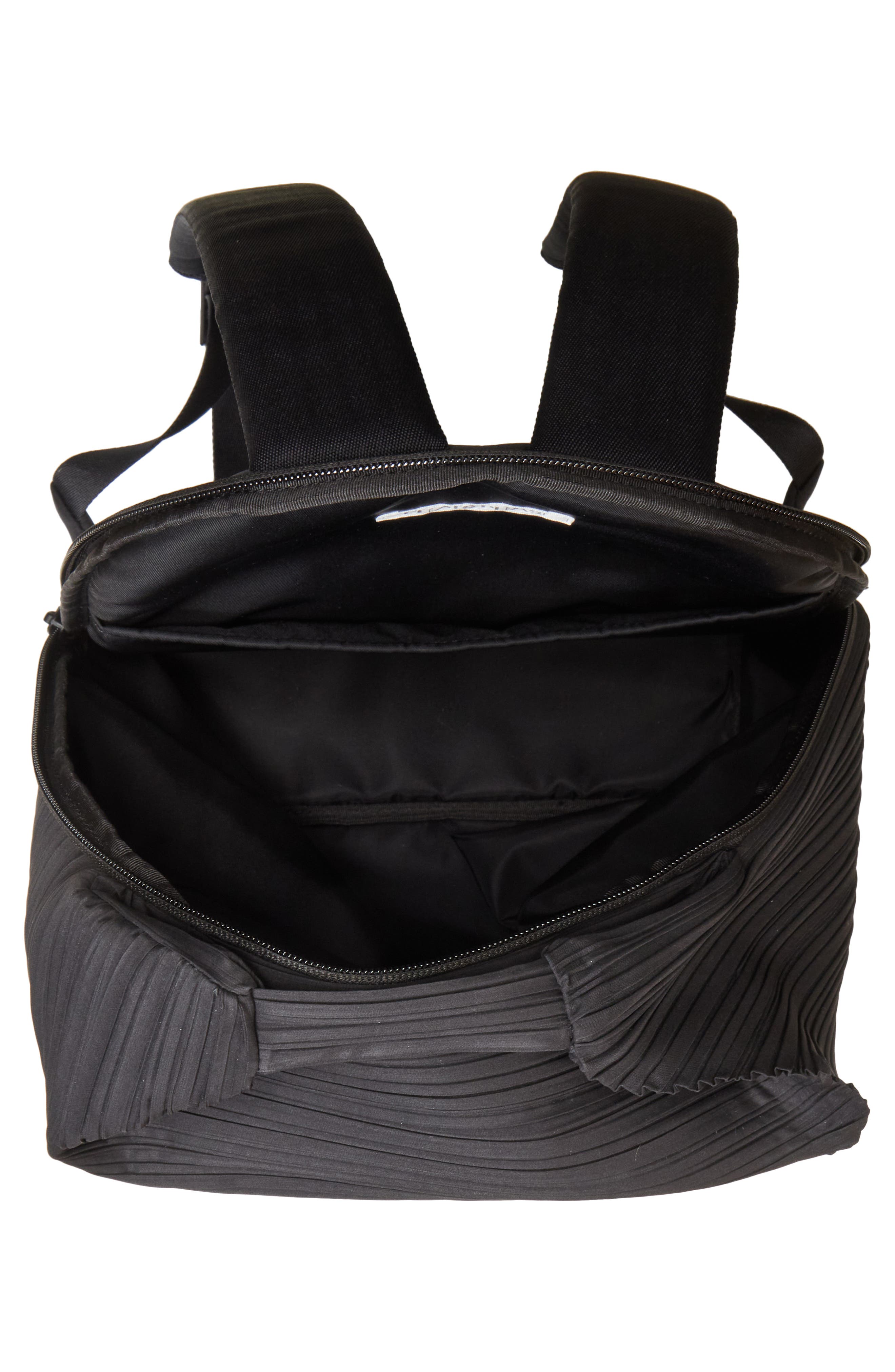 Pleats Please Issey Miyake Diagonal Pleats Backpack, Alternate, color, 