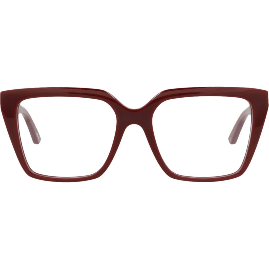 Balenciaga 53mm Square Optical Glasses
