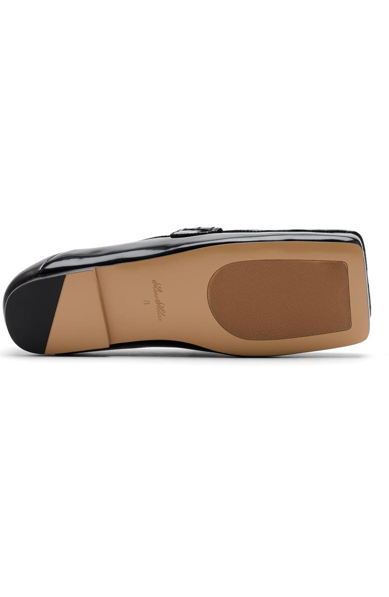 MARC NOLAN Simone Patent Leather Tassel Loafers, Alternate, color, Black/Tan