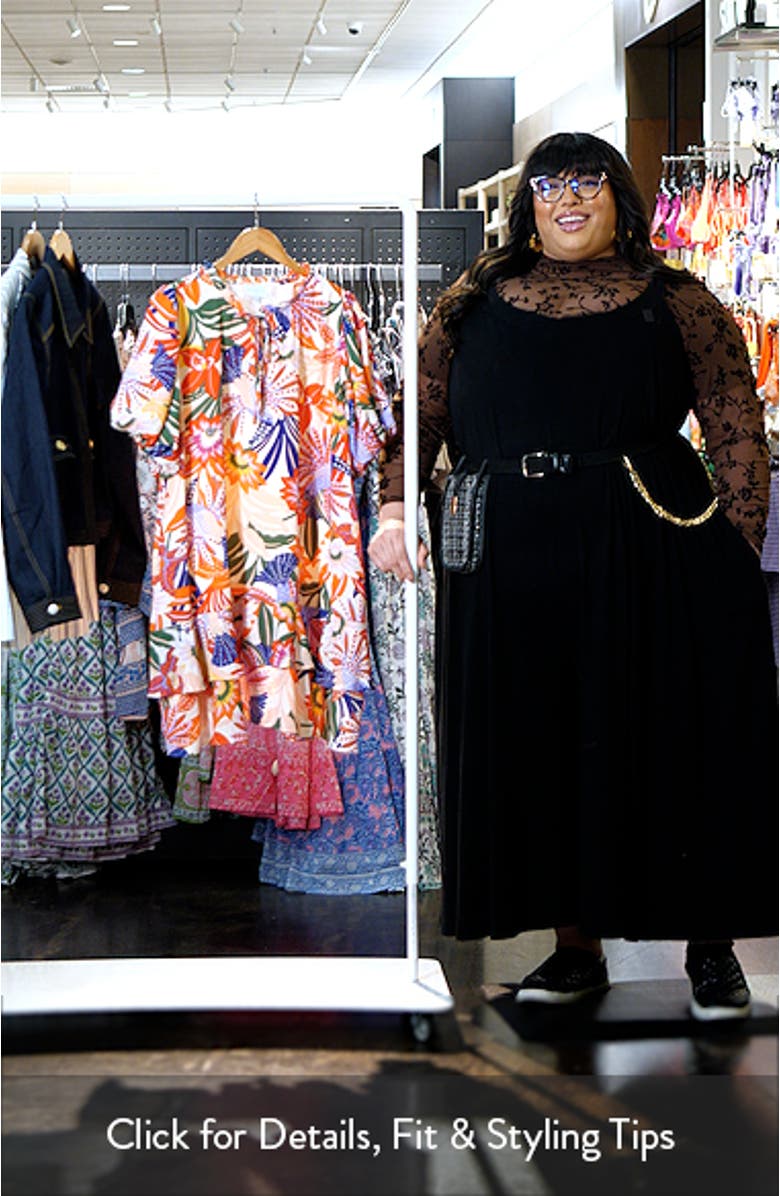 Hatley Floral Split Neck Minidress, sales video thumbnail