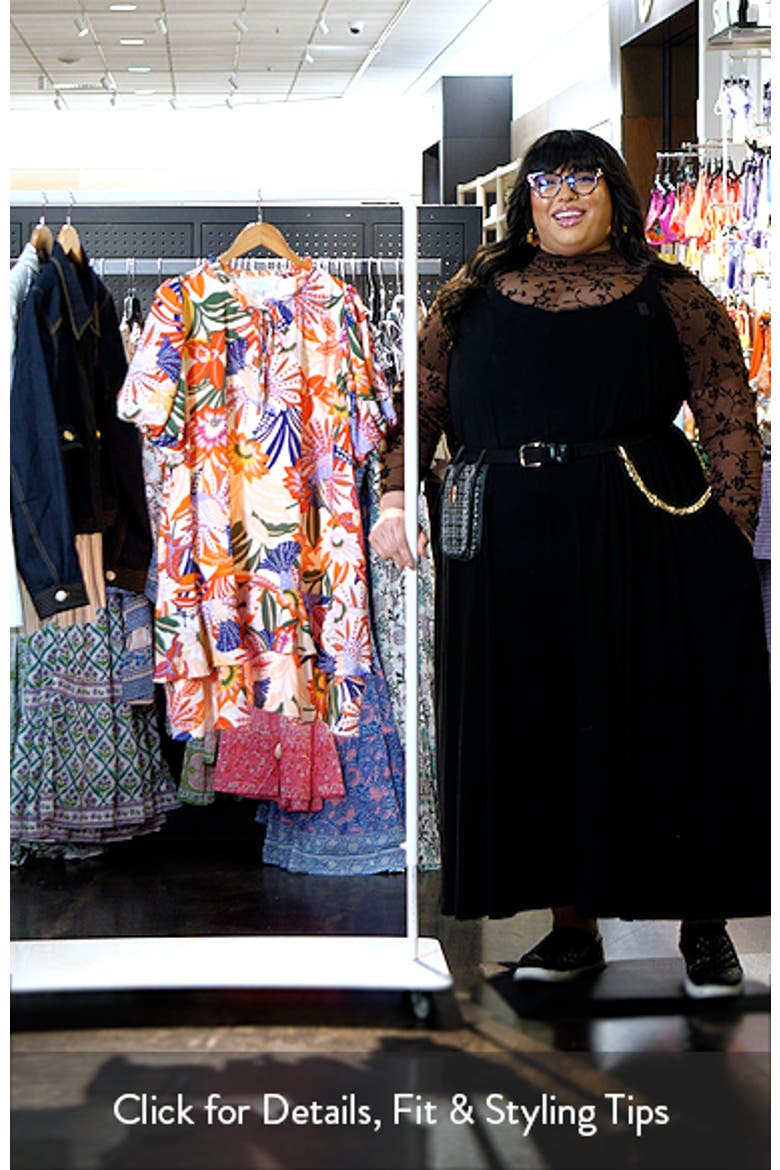 Hatley Floral Split Neck Minidress video