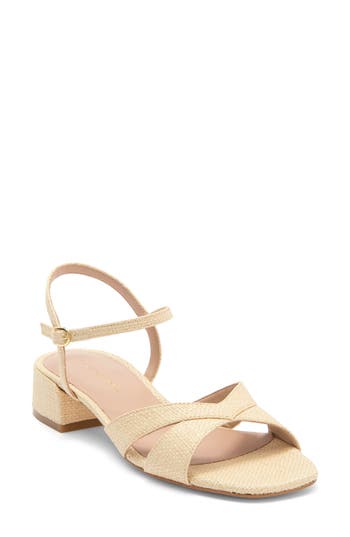 Stuart Weitzman Miami Block Heel Sandal In Neutral