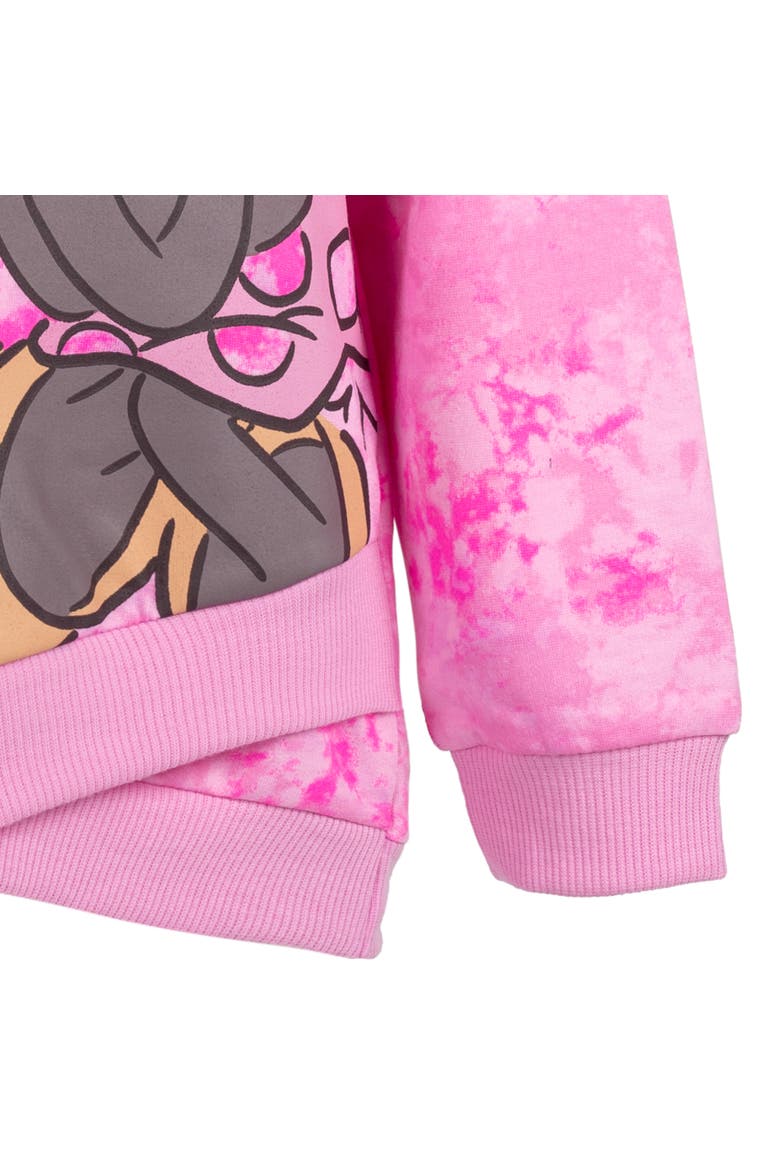 Minnie Mouse Pullover Hoodie, Alternate, color, Minnie Mouse Pink