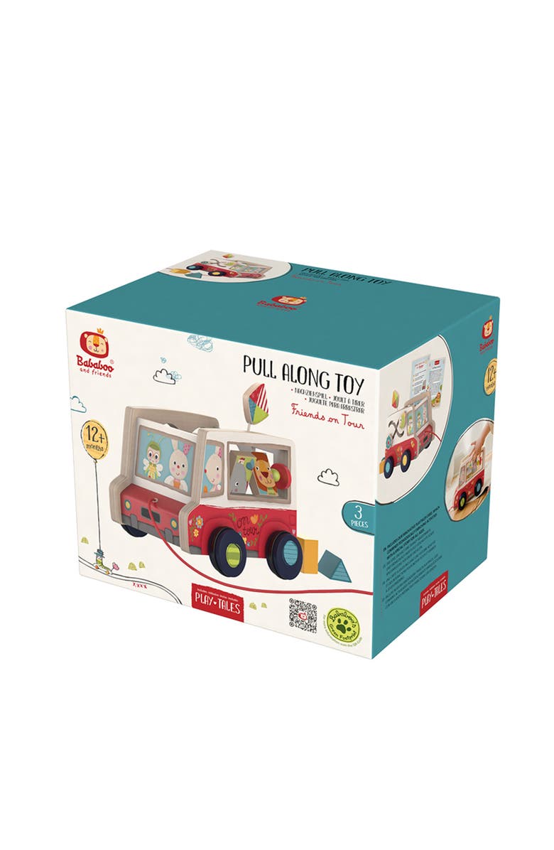 Bababoo and friends<sup>®</sup> Friends on Tour Push and Pull Toy, Alternate, color, Red