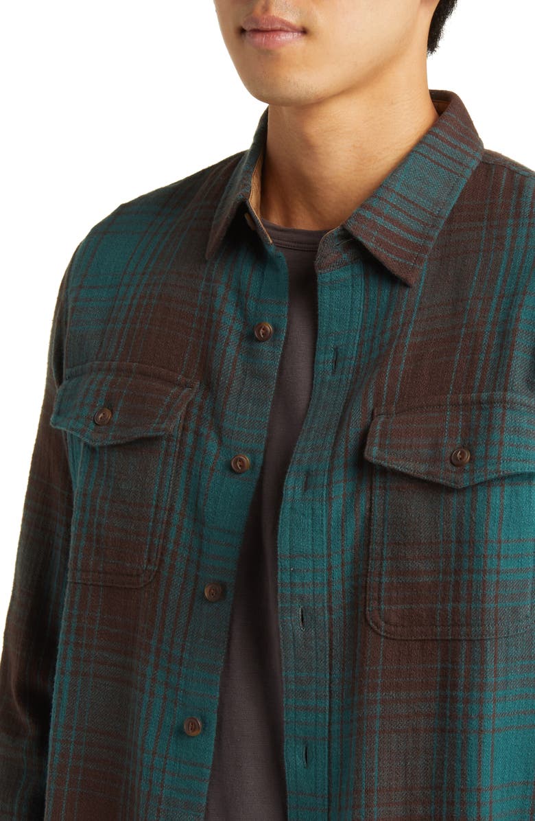 L.L.Bean Heritage Cotton Flannel Button-Up Shirt, Alternate, color, 