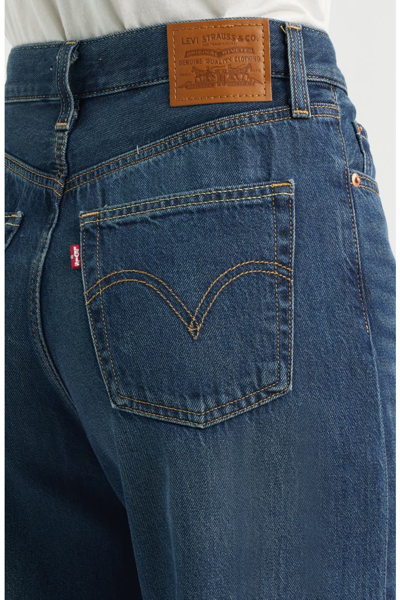 Ribcage High Waist Wide Leg Jeans, Alternate, color, LOST IN TRANSLATION