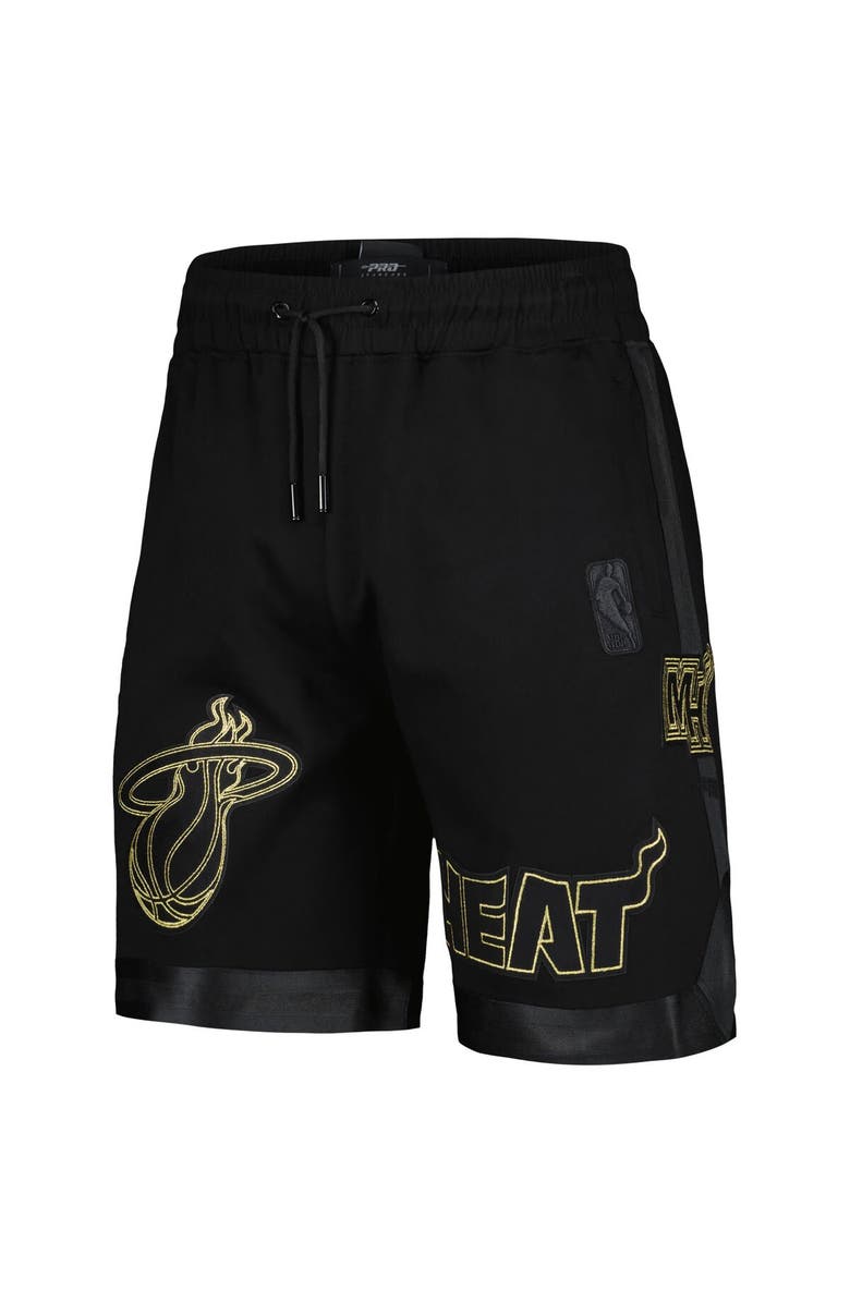 PRO STANDARD Men's Pro Standard Black Miami Heat Shorts, Alternate, color, Black