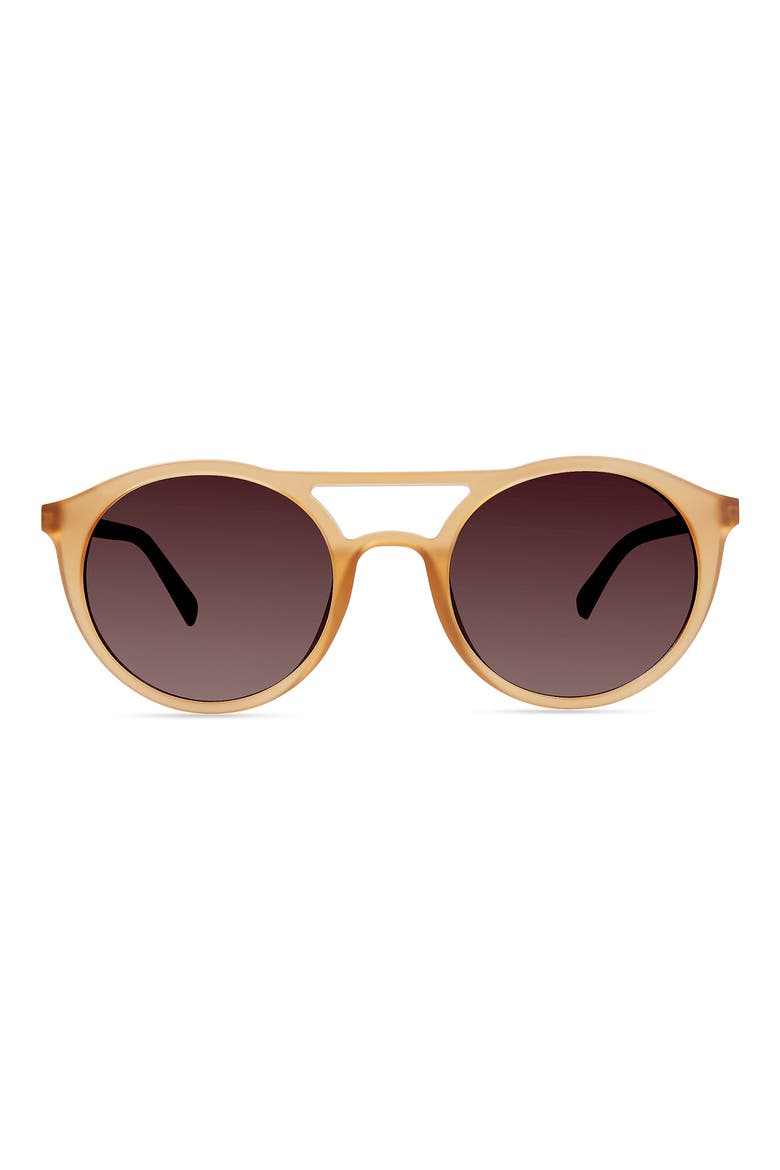 Brazos 49mm Aviator Sunglasses, Main, color, BEIGE