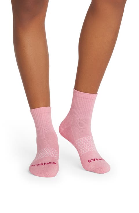 Marled Quarter Socks