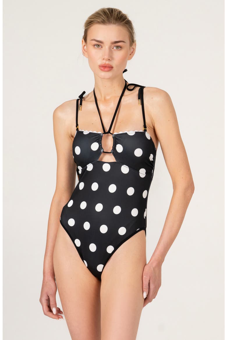 Paris Blush Reversible One Piece Swimsuit, Alternate, color, Pink