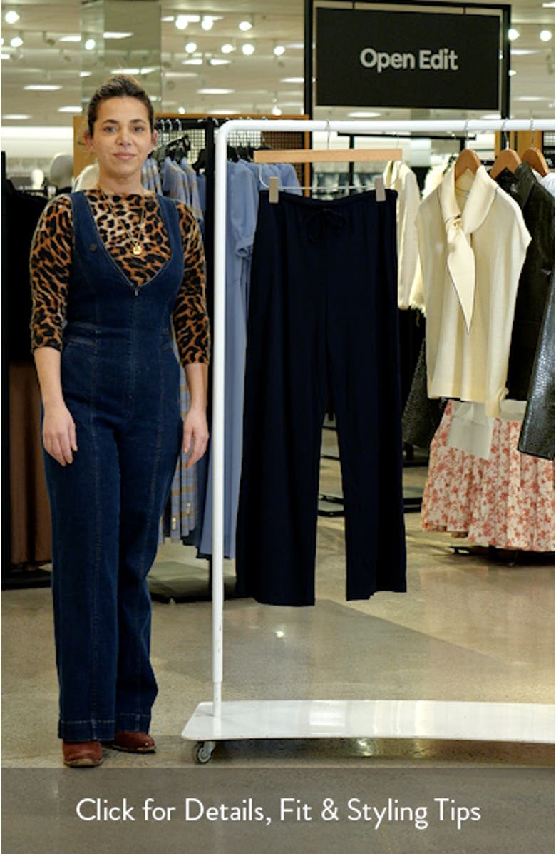 Straight Leg Knit Pants, sales video thumbnail