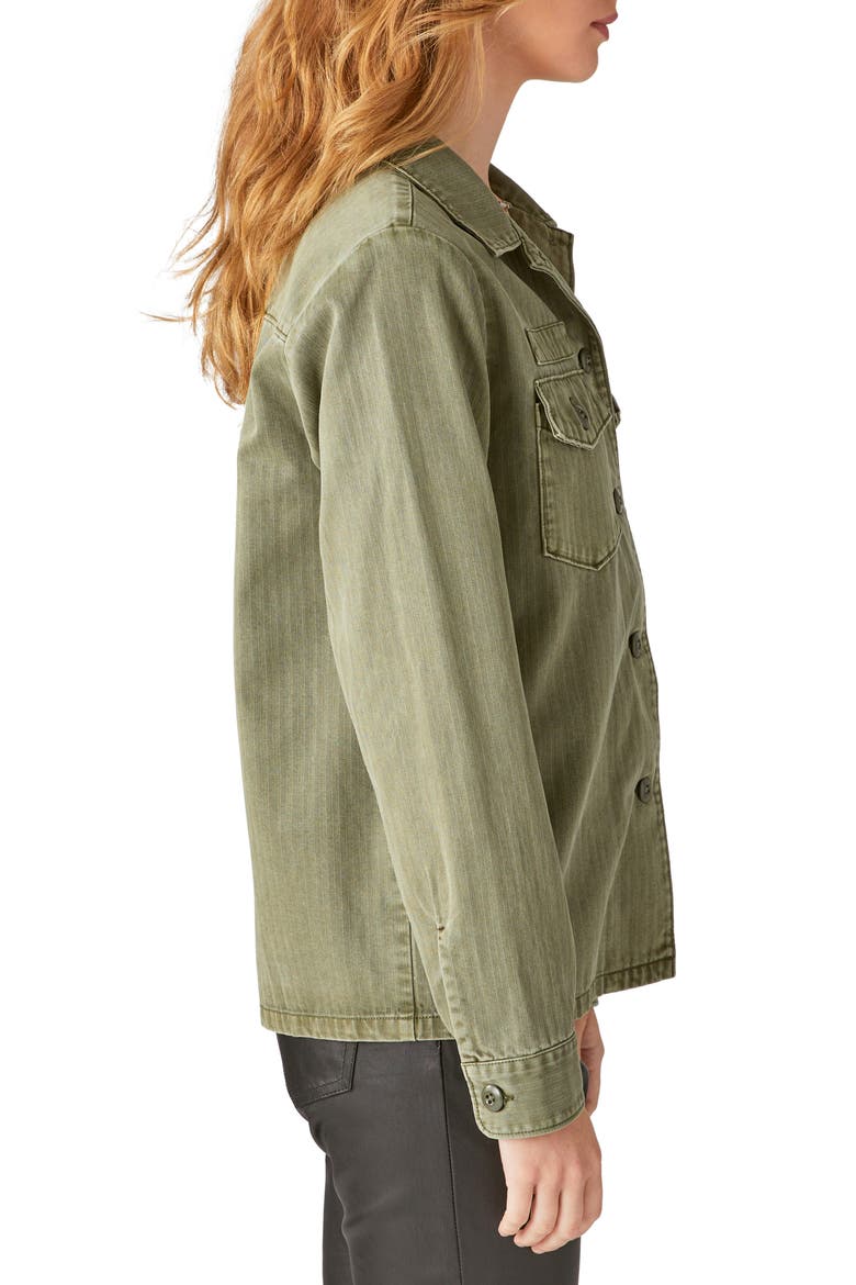 Utility Shirt Jacket, Alternate, color, 378 OLIVE