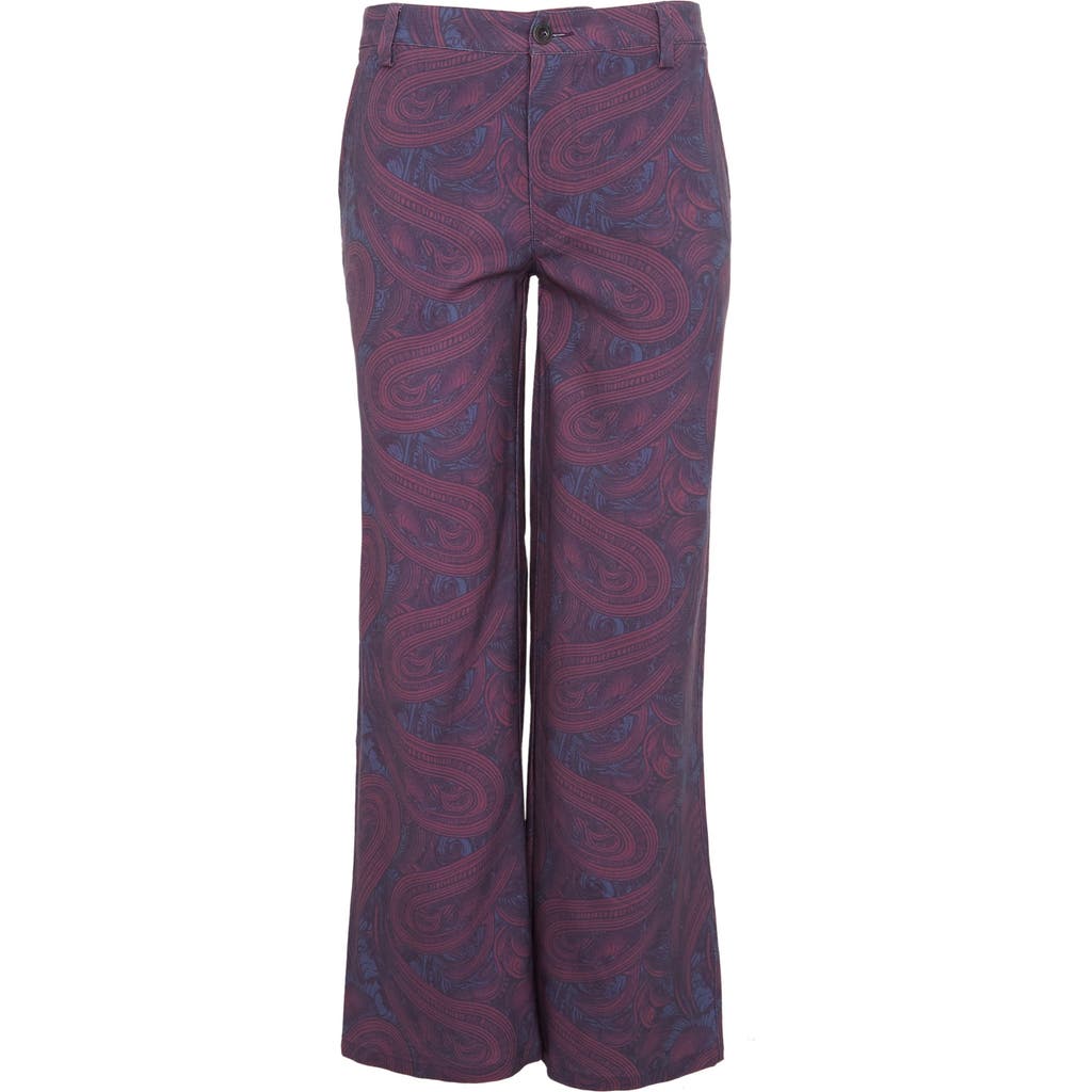Lords Of Harlech Phoebe Tailored Pant In Purple