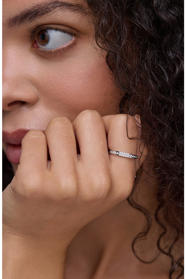 Maya Diamond Stackable Ring, Alternate, color, 18K WHITE GOLD