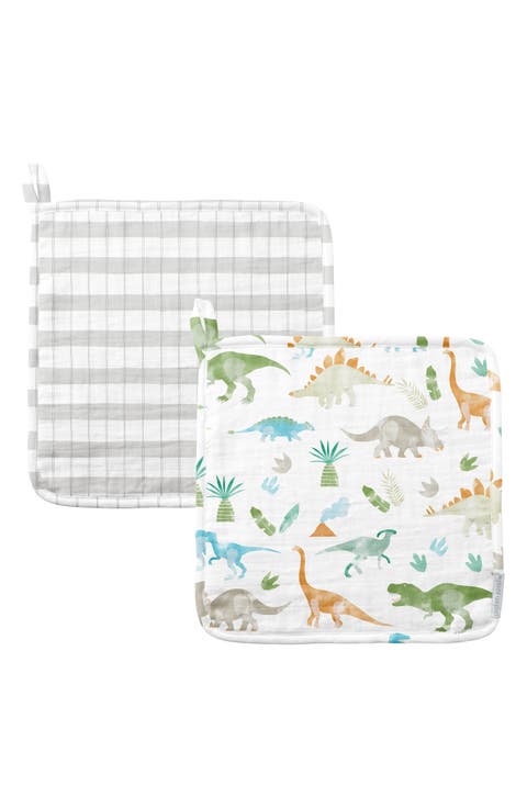 Set of 2 Muslin Washcloths