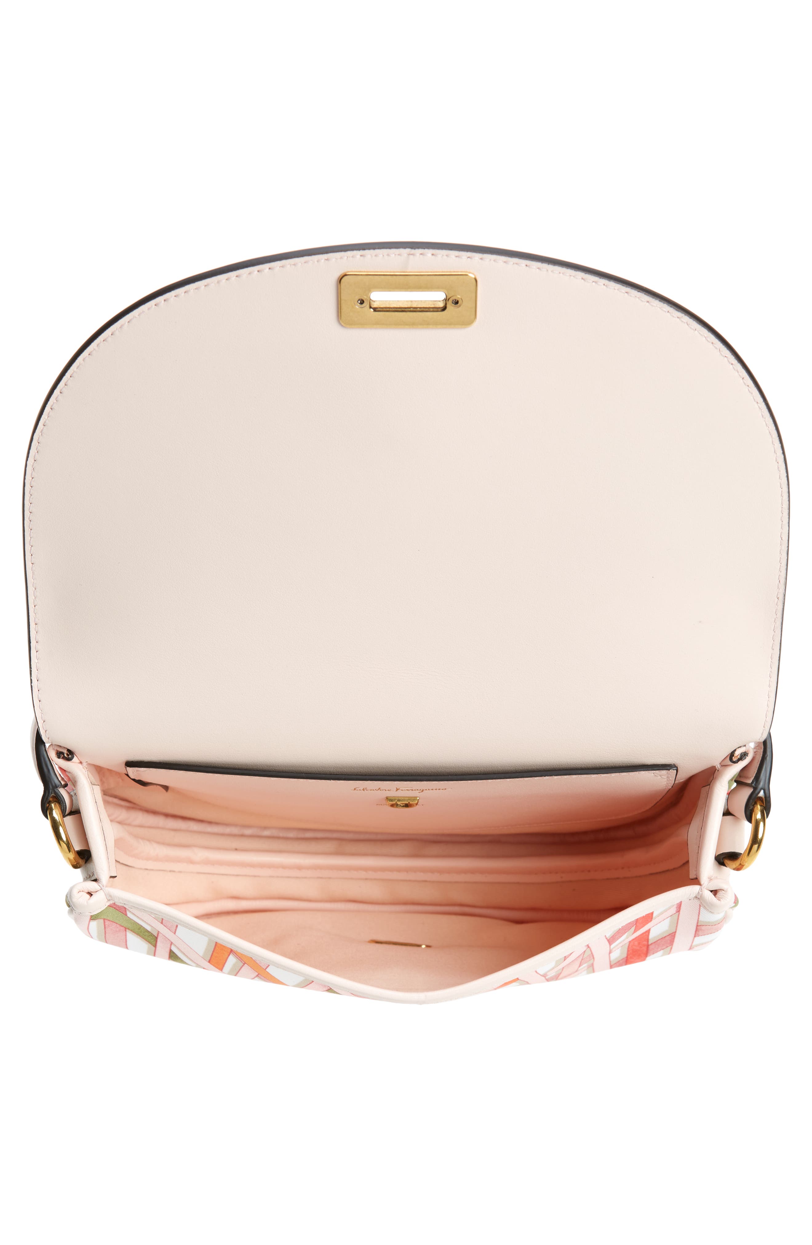 FERRAGAMO Salvatore Ferragamo Travel Vimini Print Crossbody Bag, Alternate, color, 