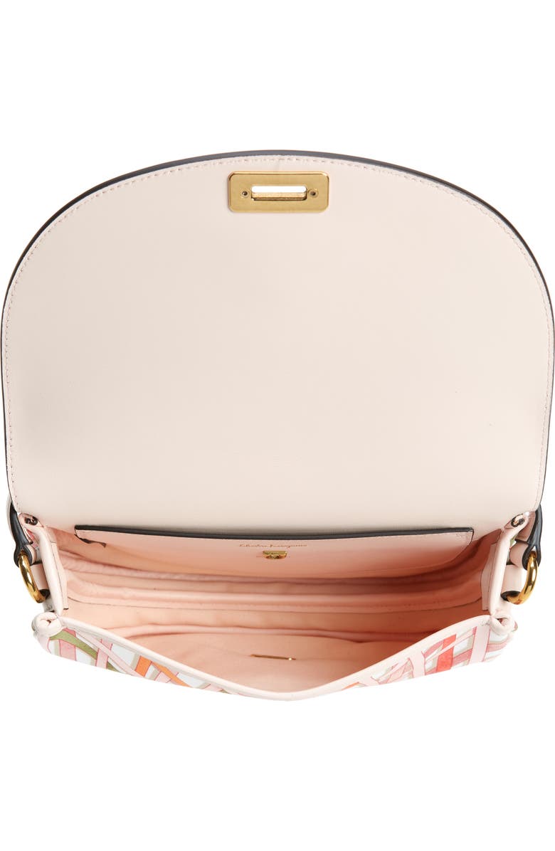 FERRAGAMO Salvatore Ferragamo Travel Vimini Print Crossbody Bag, Alternate, color,
