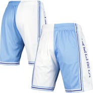 Mitchell & Ness Men's Mitchell & Ness Powder Blue/White Los Angeles Lakers Hardwood Classics 1996 Split Swingman Shorts