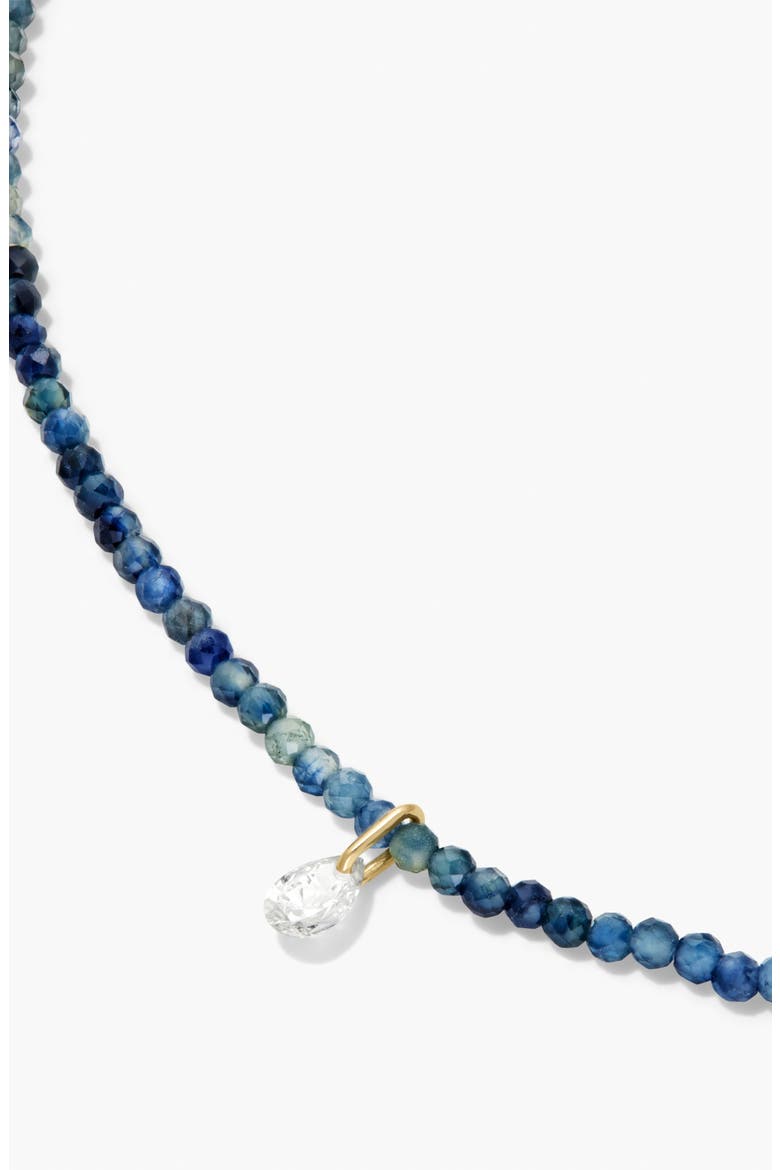 Tashi Drilled Lab Grown Diamond Necklace, Alternate, color, Yellow Gold