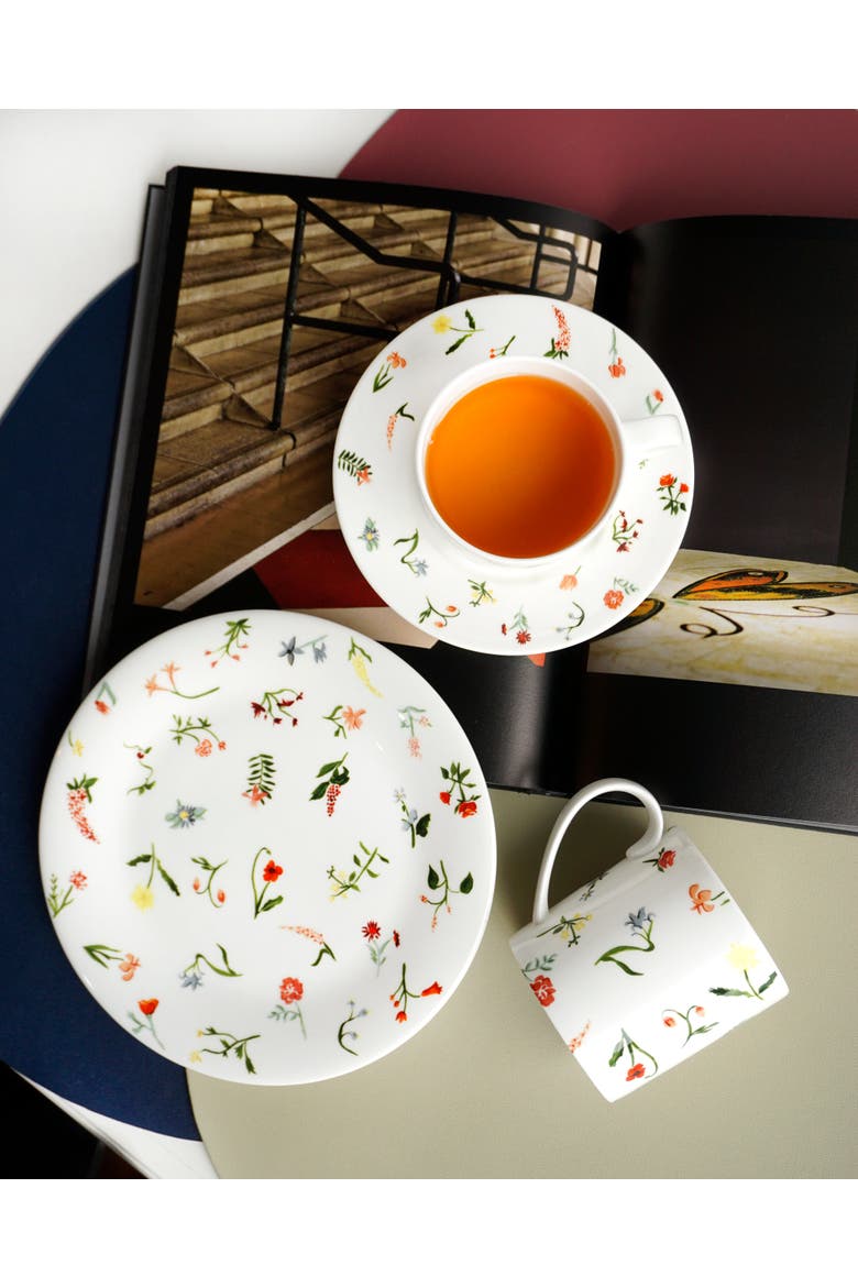 Language of Flowers Set of Two Mugs, Alternate, color, Multi
